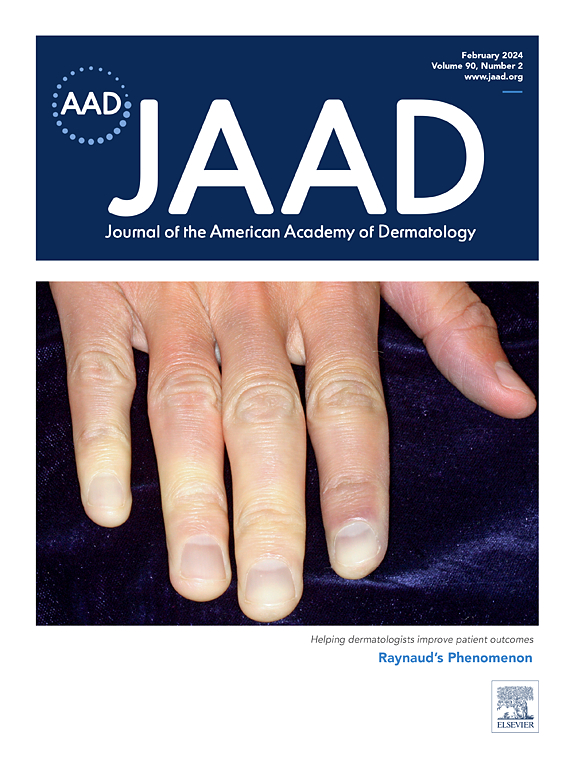 Go to journal home page - Journal of the American Academy of Dermatology